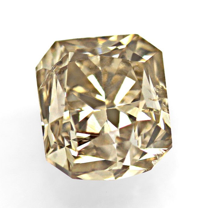 Foto 2 - 1,29ct Diamant Cornered Rectangular Fancy Gr. Brown IGI, D6679