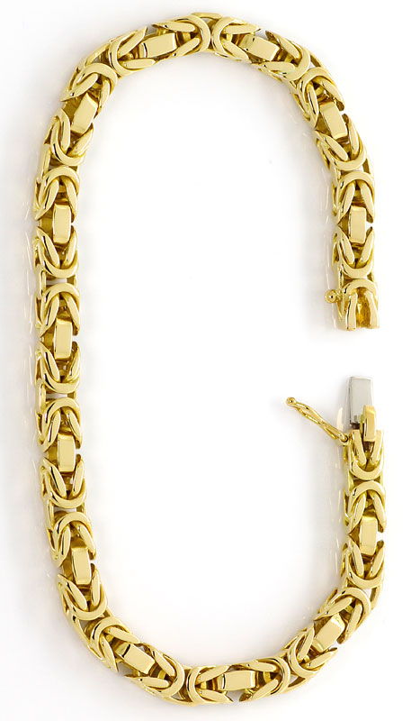 Foto 3 - Massives Königsketten Armband Kastenverschluss 18K Gold, K2634