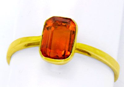 Foto 1 - Eleganter Gelbgold-Ring, Spitzen Citrin! Neu!! Okkasion, S0883