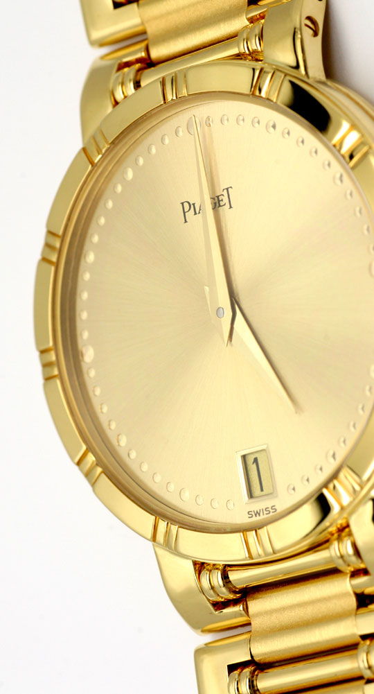 Foto 3 - Piaget Dancer Herren-Armband-Uhr, 18K Gelb Gold Geprüft, U1033